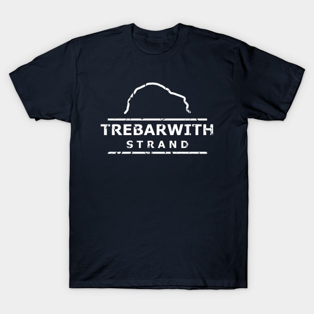 Trebarwith Strand T-Shirt by Rubikia